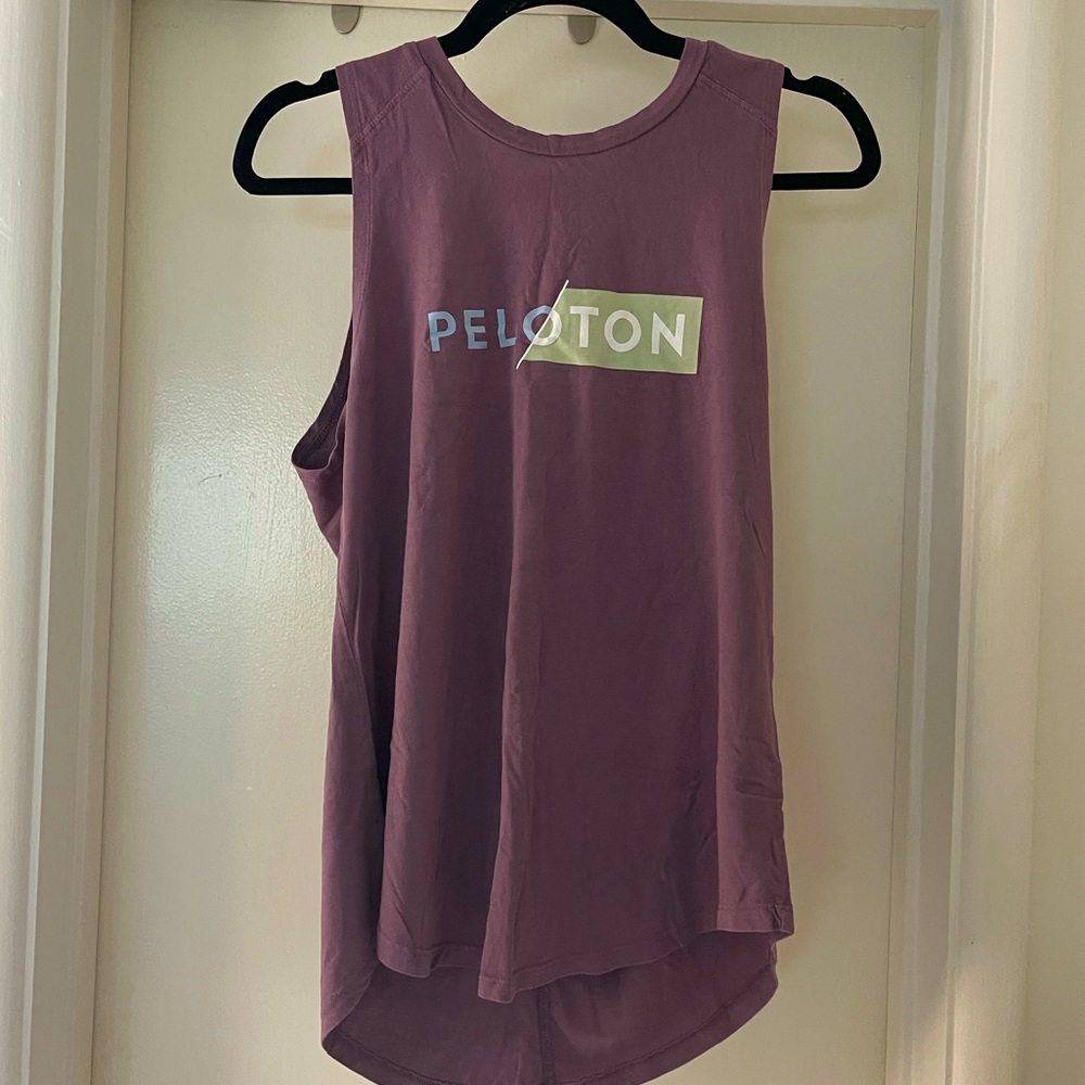 Women’s Purple Peloton Muscle Tank